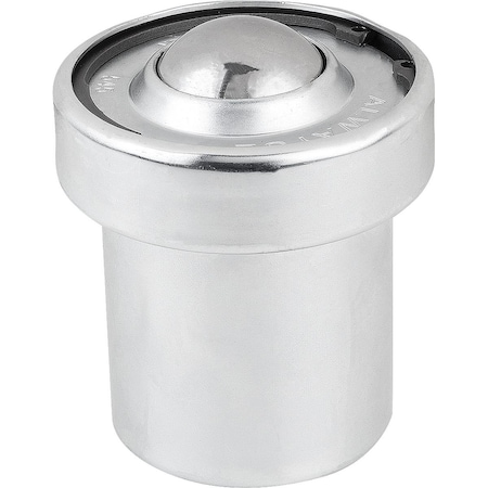 Kipp Ball Transfer Unit With Spring Element, Form:B Steel, Comp:Steel K0762.122